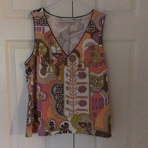 Trina Turk sleeveless top XL